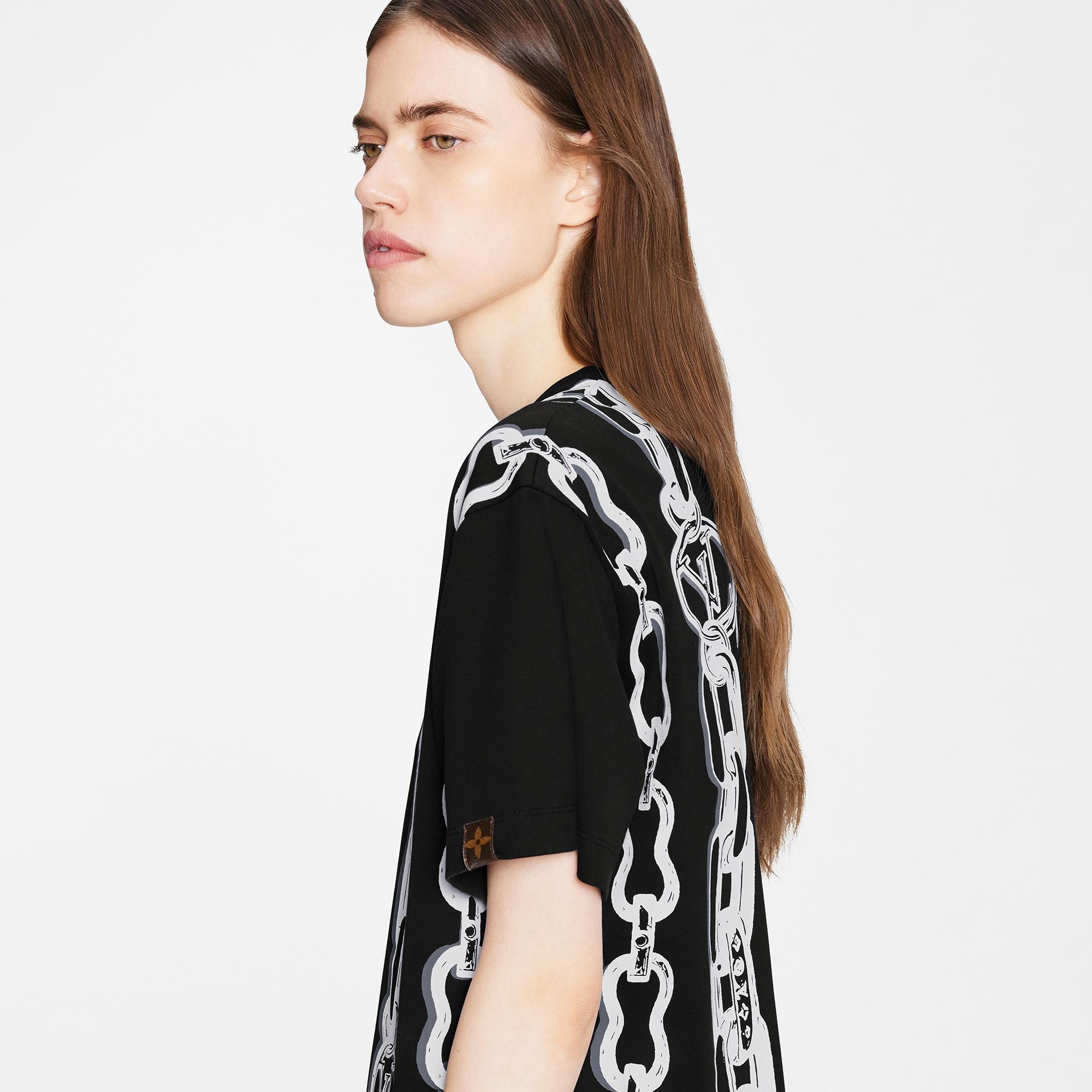 【1枚で主役級☆】LV Chain Detail T-Shirt Dress Chain Detail T-Shirt Dress - Ready-to-Wear | LOUIS VUITTON